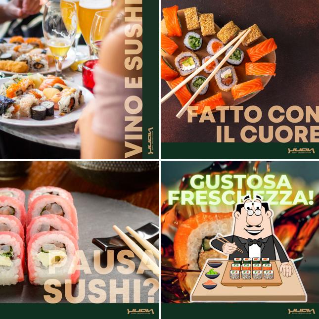 Prenditi le varie opzioni di sushi