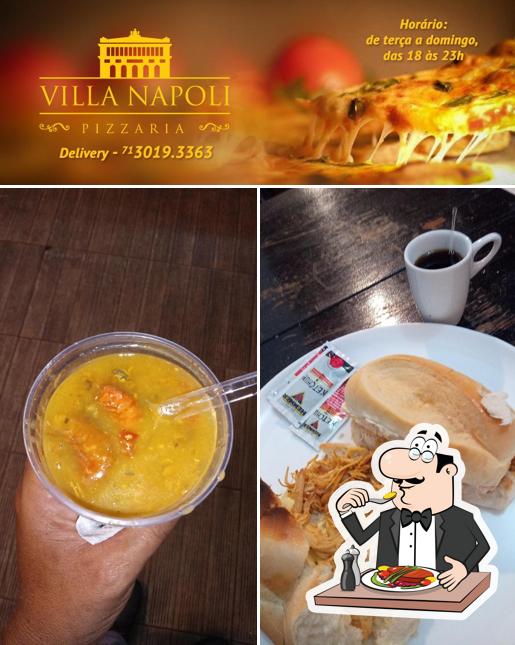 Comida em Villa Napoli - Pizzaria