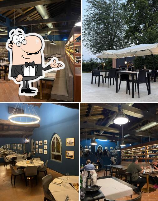 Gli interni di Pandòr - La pizzeria a Villa Freto