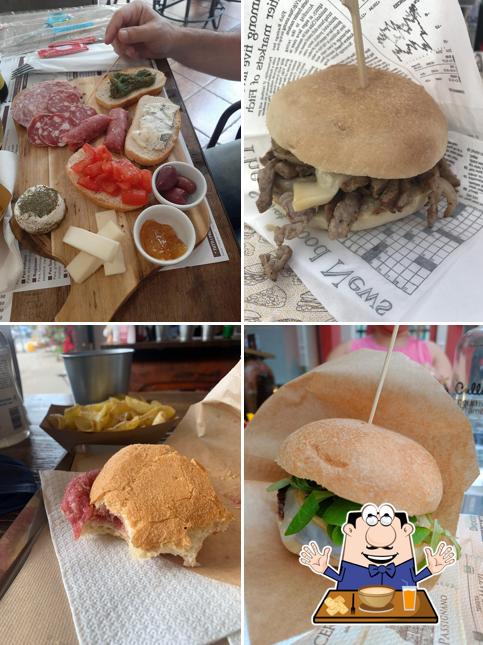 Panino con maiale stirato al Piemunt Burger