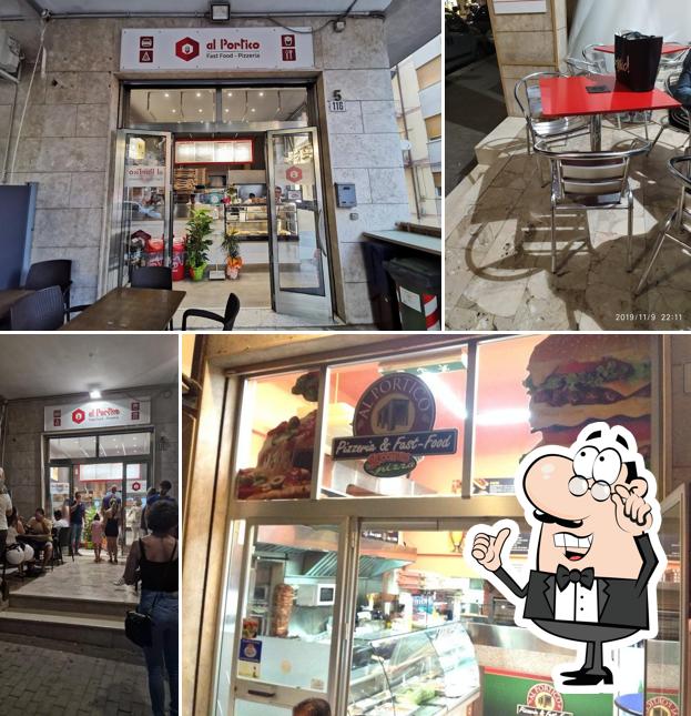 Gli interni di Pizzeria Al Portico