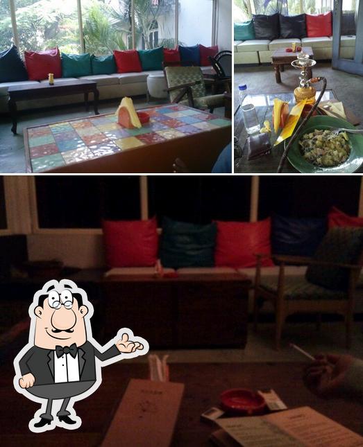 The interior of Mocha