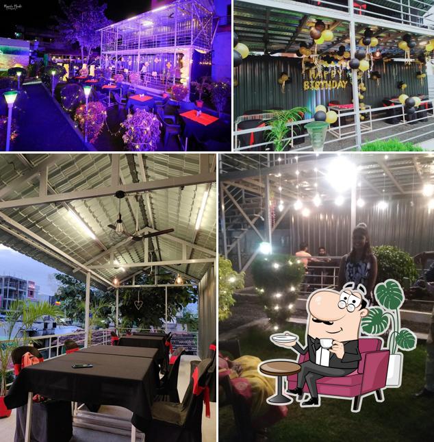 Take a seat at one of the tables at Moonlight Family Restaurant