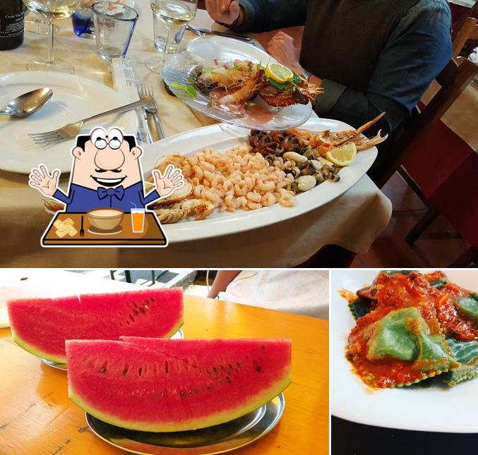 Cibo al Trattoria Dalla Clara