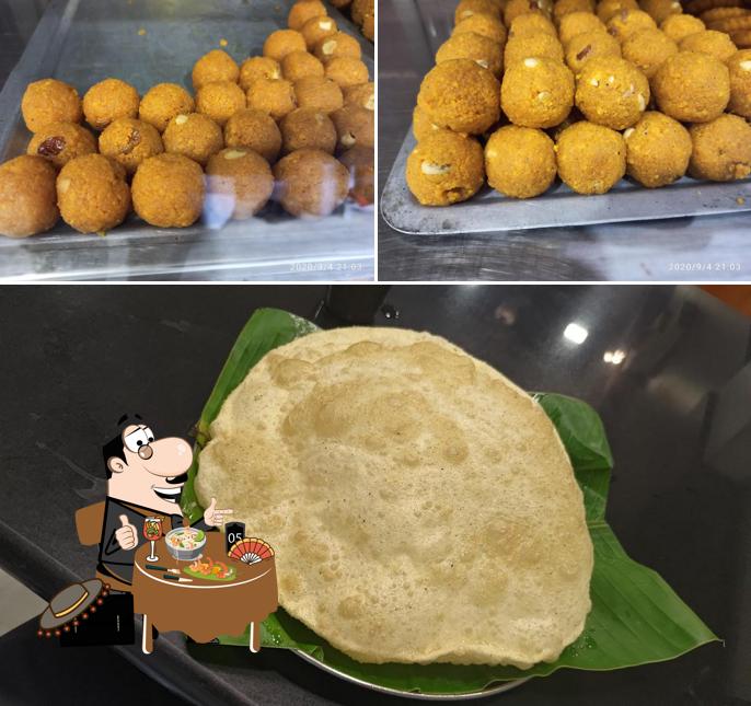 Meals at Arya Bhavan Hotel