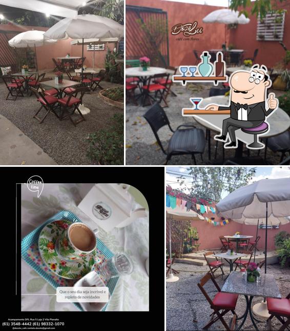 Veja imagens do interior do Docelu Café
