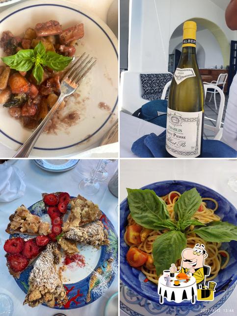 Platti al Ristorante Da Nicola Fumarole