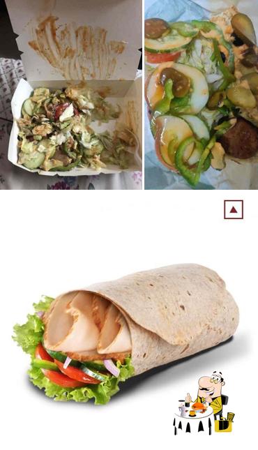 Food at Subway Eros Mall