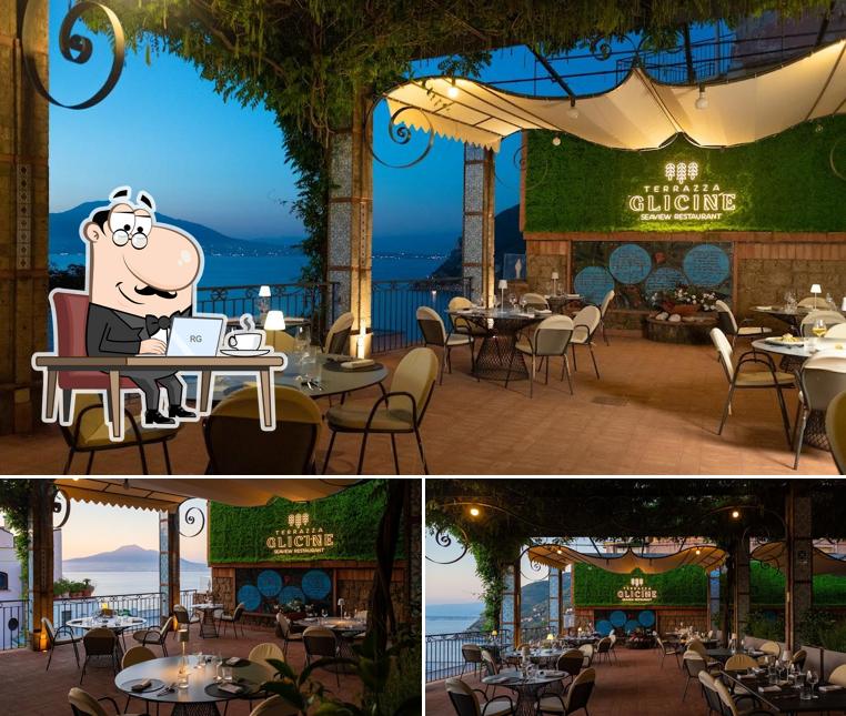 Dai un'occhiata agli interni di Terrazza Glicine Seaview Restaurant
