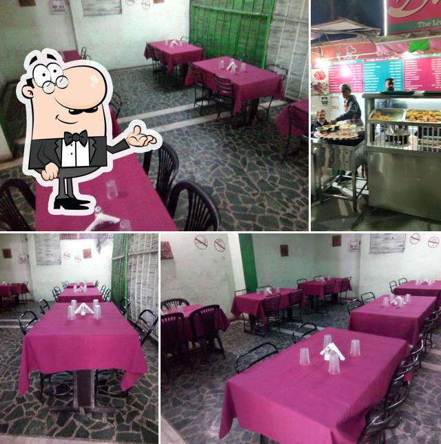 The interior of Dawat Restaurant