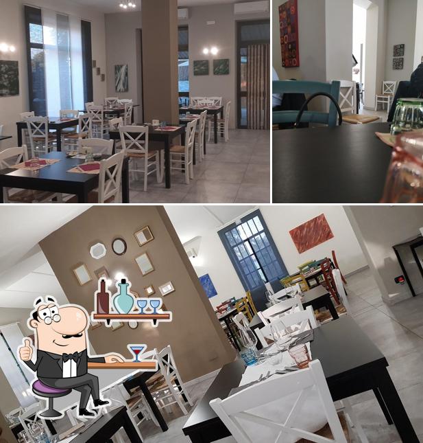 Gli interni di La Fornace Ristobar