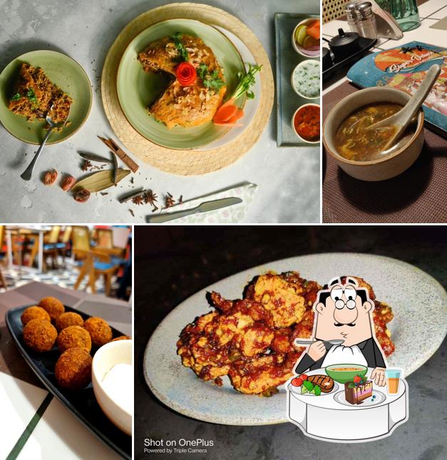 Hot and sour soup at Super Deluxe Dine Inn Restaurant