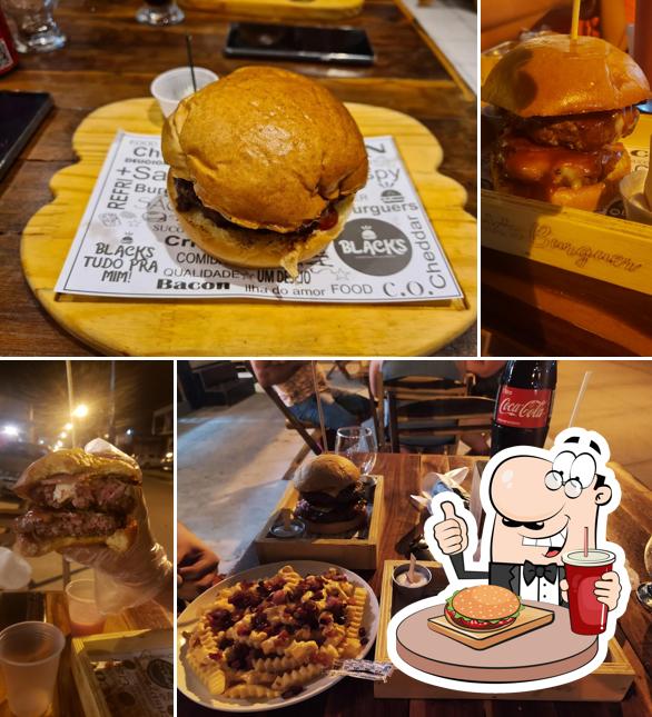 Black's Burguer provê uma seleção de opções para os amantes dos hambúrgueres