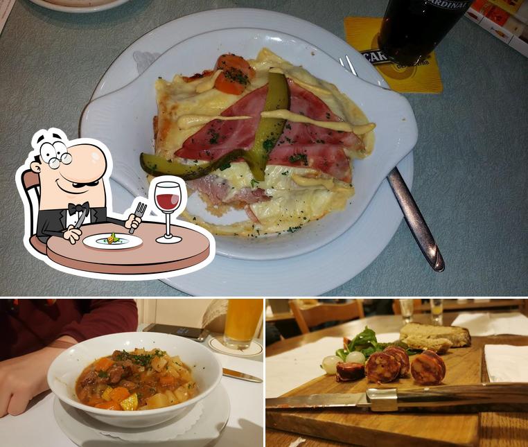 Platti al Café des Pyrénées