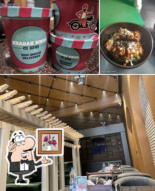 The interior of KHADAK SINGH DA DHABA