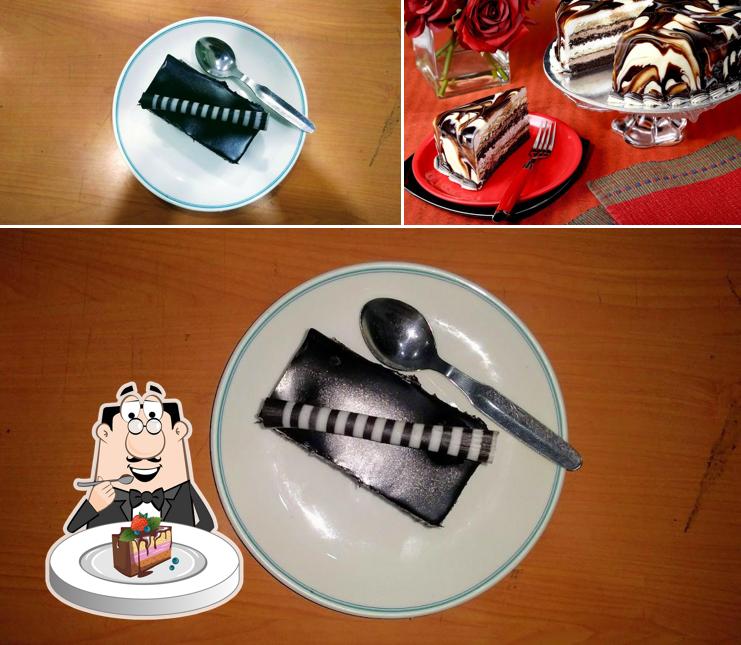 Chocolate cake at Pâtisserie by ABAD