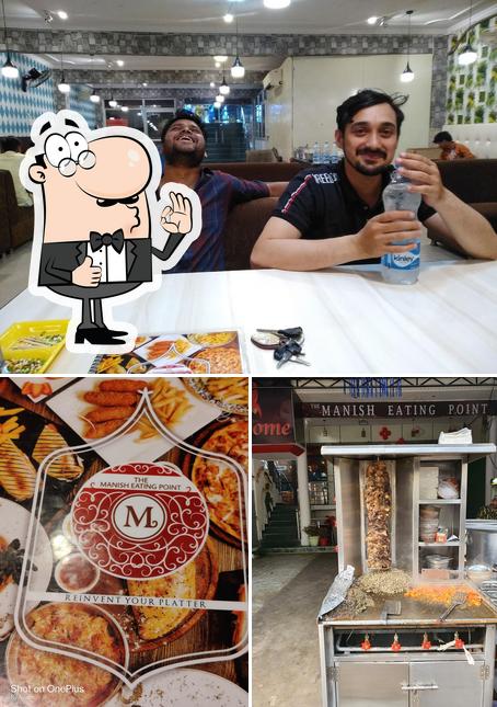 Here's a picture of THE MANISH EATING POINT