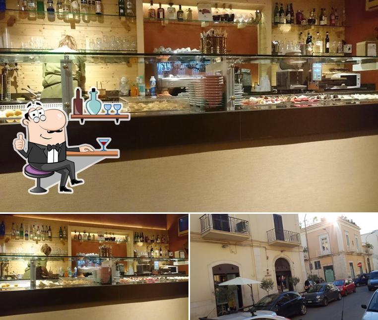 La interni e esterno del ristorante