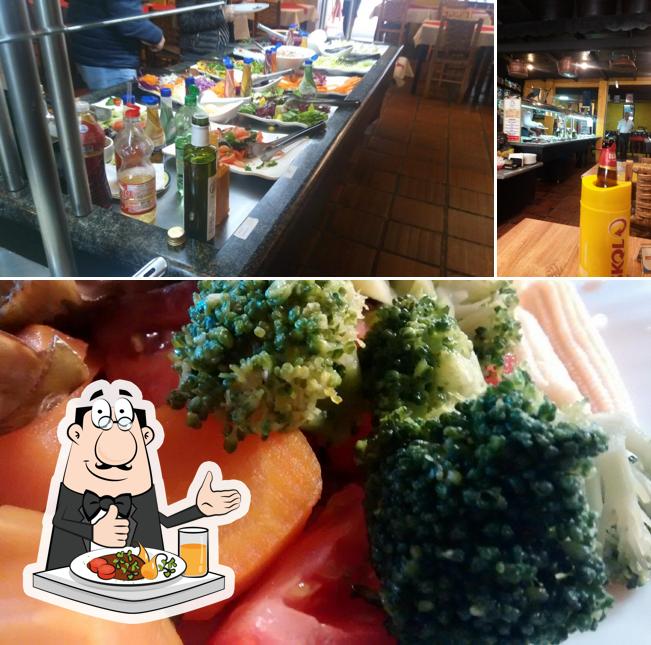 Entre diferentes coisas, comida e balcão de bar podem ser encontrados a Mineira Gostosa