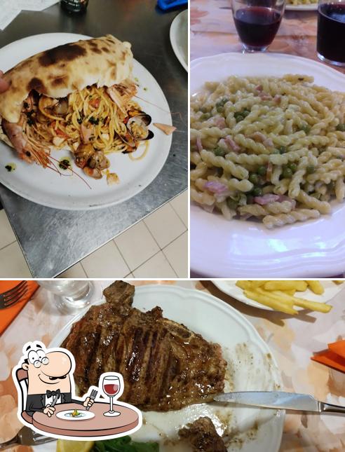 Panino con maiale stirato al Ristorante pizzeria le betulle