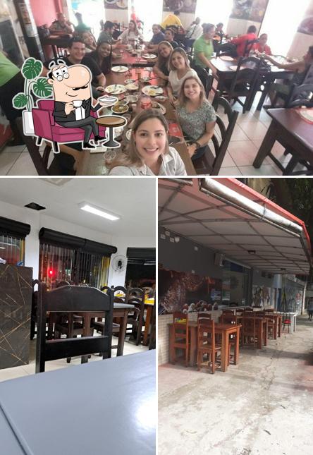 O interior do Cruzeiro do Sul Churrascaria