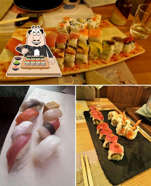 Ordina le varie opzioni di sushi