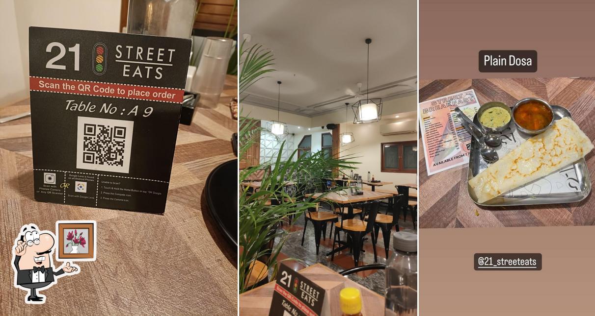 Check out how 21 Street Eats looks inside