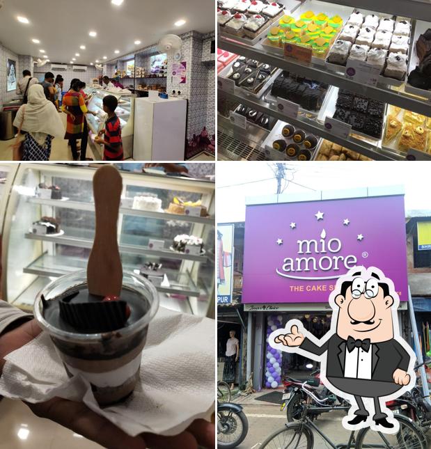 The interior of Mio Amore - The Cake Shop (Gole Bazar, Kharagpur)