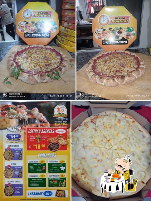 Platos en Pizza Pontual