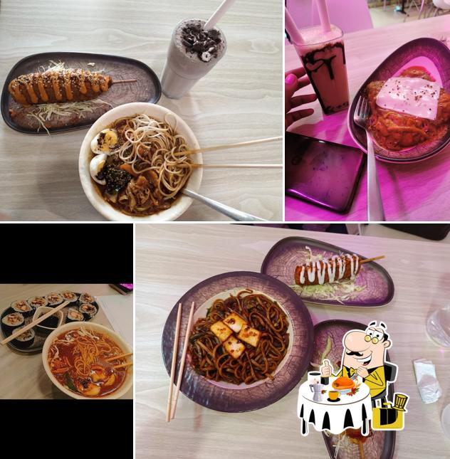 Food at TaoBao Korean Cafe