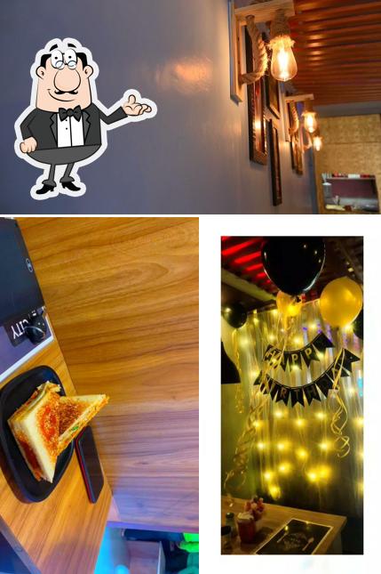 The interior of City cafe bhandara