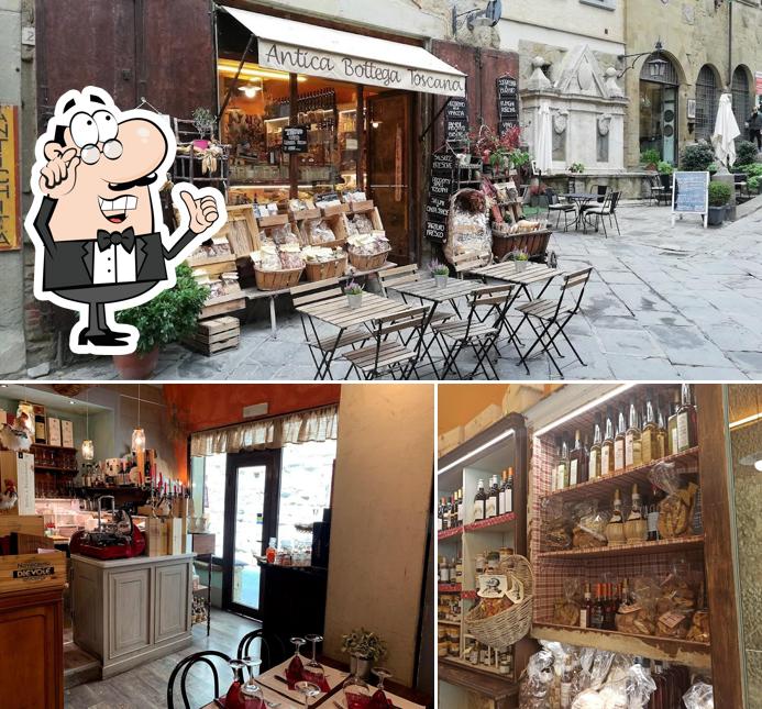 Guarda la immagine che mostra la interni e esterno di Antica Bottega Toscana