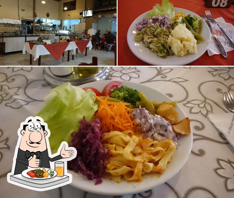 Platos en Restaurante Gute Küche Café Colonial Restaurante Típico Alemão Buffet Livre Local para eventos