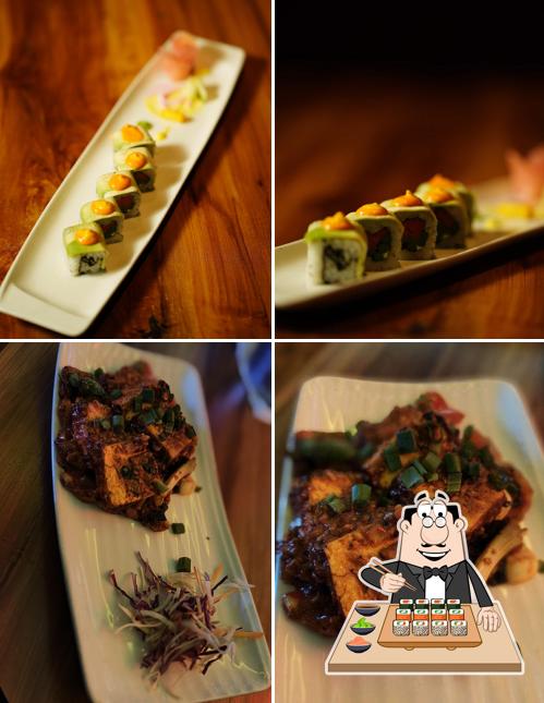 Pick various sushi options