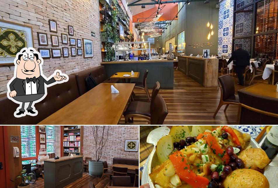 A foto do Bacalhau Vinho e Cia do ITAIM’s interior e comida