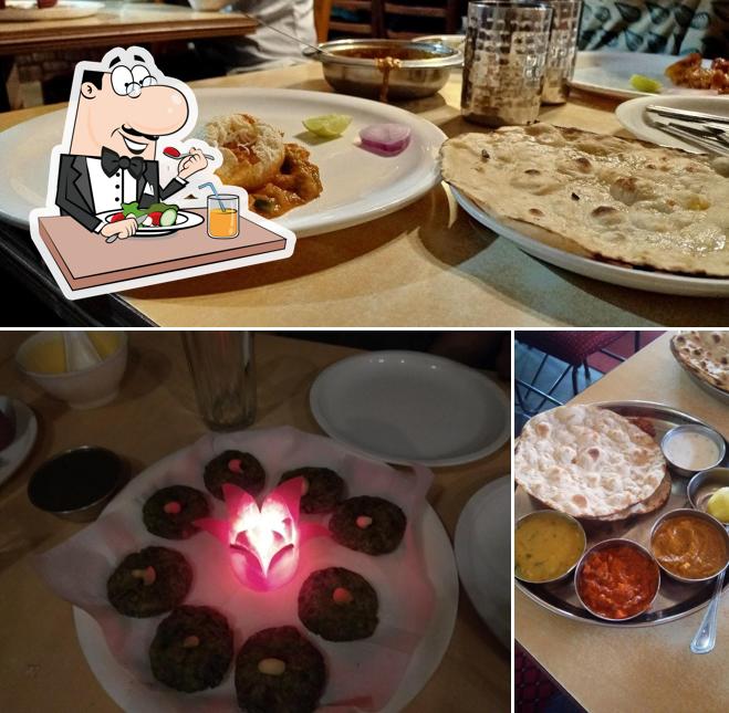 Food at Hotel Mythri Palace