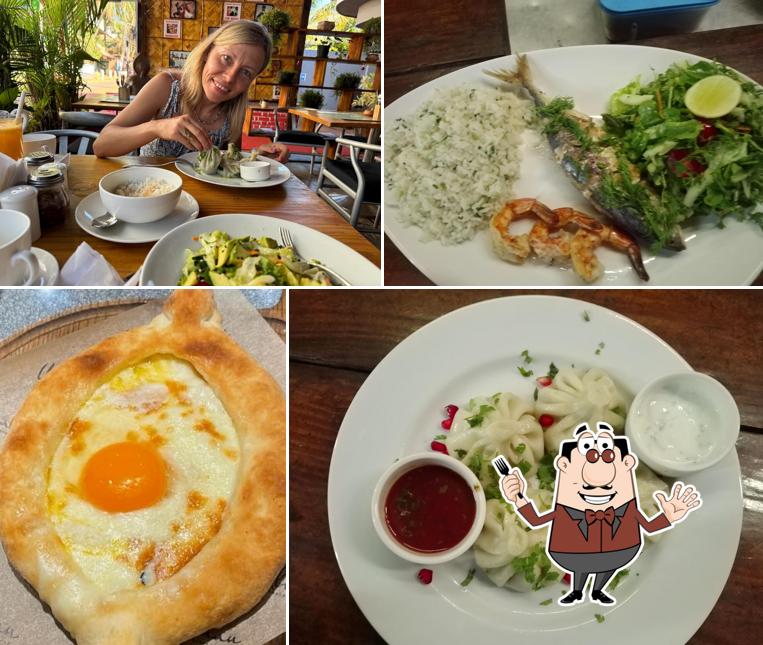 Food at Sphyra Modern Georgian & Cocktail Bar