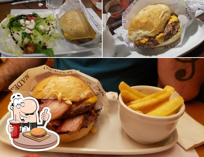 Os hambúrgueres do Madero Steak House BH Shopping irão satisfazer diferentes gostos