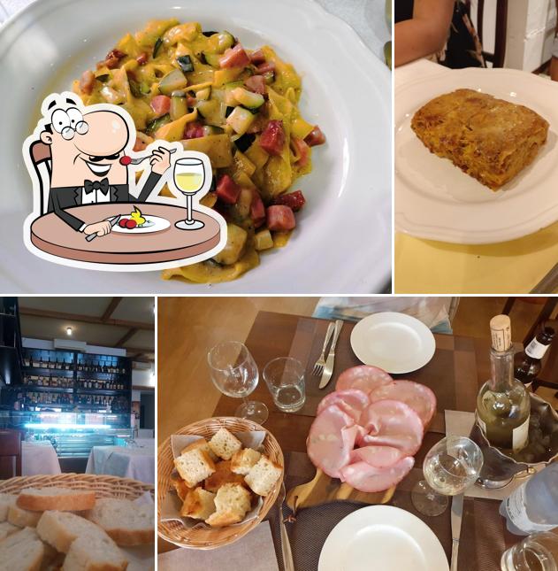 Platti al Trattoria Soverini