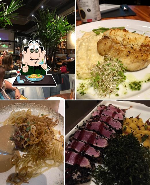 Comida em Moleska Gastrobar