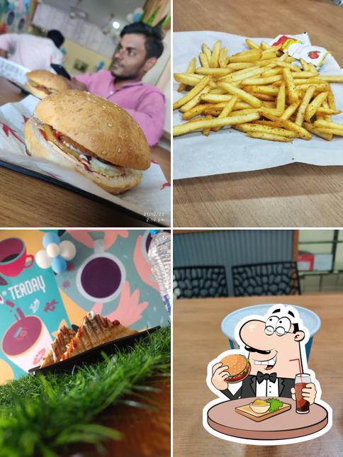 Hamburger at Tea Day