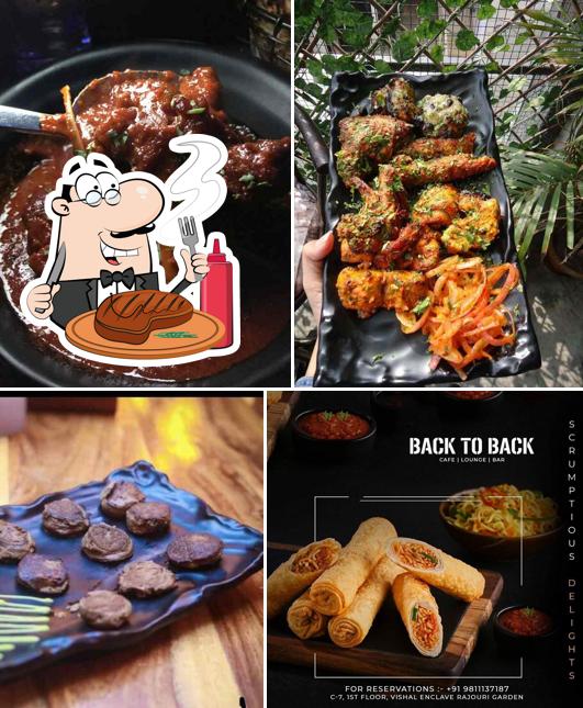 Try out meat dishes at Back To Back