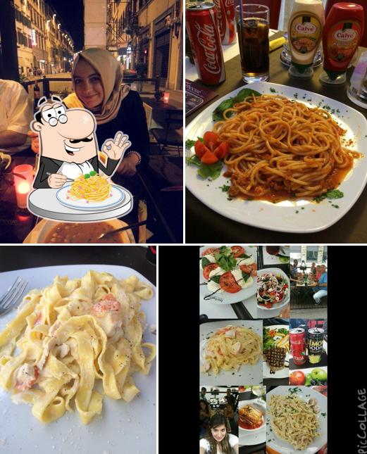 Spaghetti alla carbonara al Firenze Barbecue