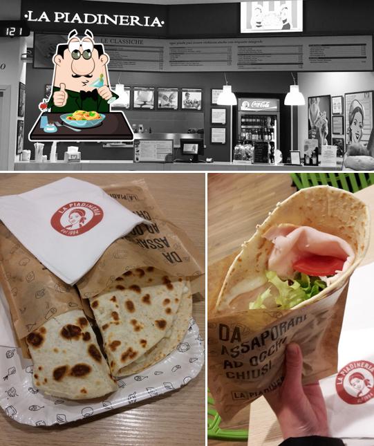 Questa è la foto che raffigura la cibo e interni di La Piadineria