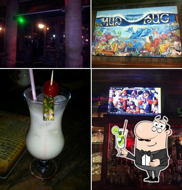 Mud Bug fornece um número de drinques