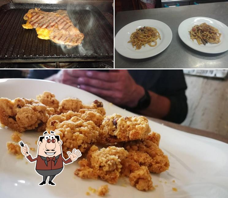 Cibo al trattoria il fiore