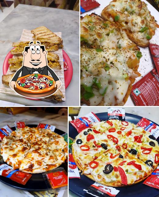 Try out pizza at Dietar Cafe