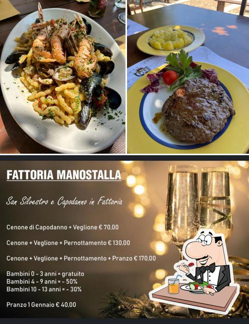 Guarda la foto che raffigura la cibo e vino di Fattoria Manostalla Villa Chiarelli Partinico