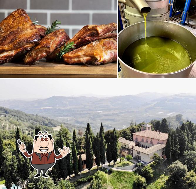 Tra le diverse cose da Villa Liverzano - Boutique Eco-Agriturismo si possono trovare la cibo e esterno
