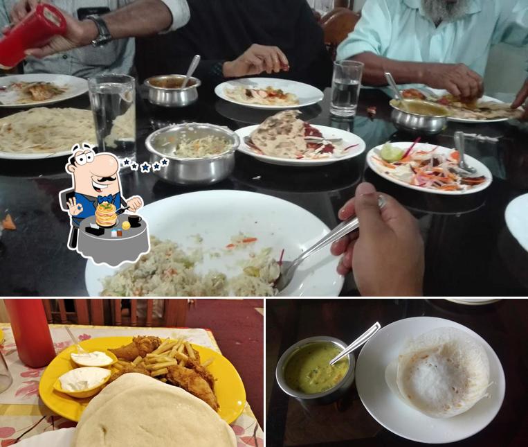 Food at New Malabar Restaurant